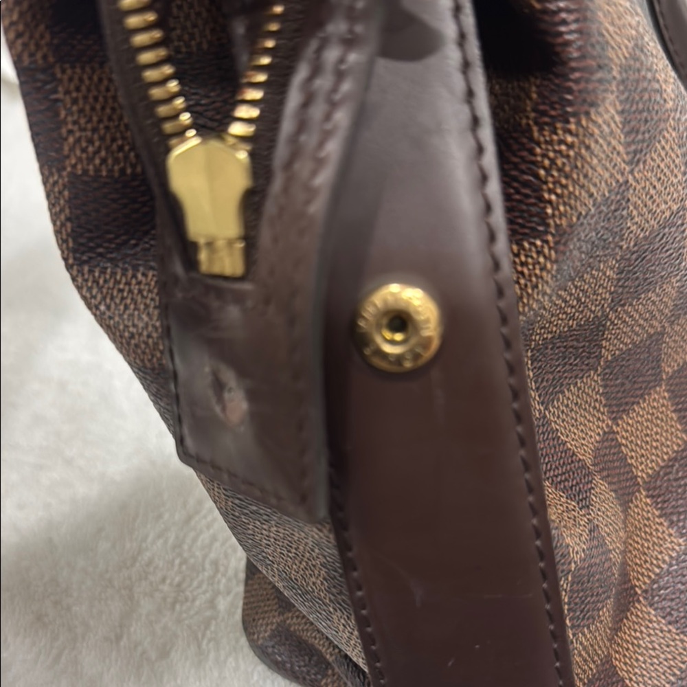 Louis Vuitton Brown Checkered Shoulder Bag - Picture 5 of 14